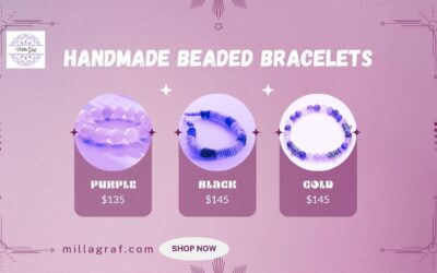 How Can I Order Custom Handmade Beaded Bracelets From Millagraf, And What Is the Typical Turnaround Time for Delivery Within the US and Canada?